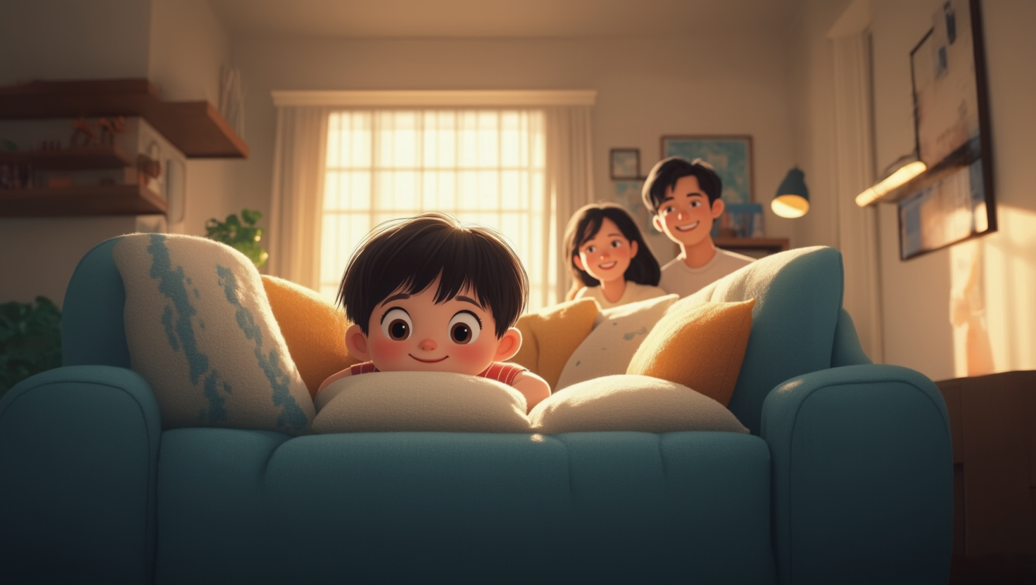 Иллюстрация квеста в домашней обстановке